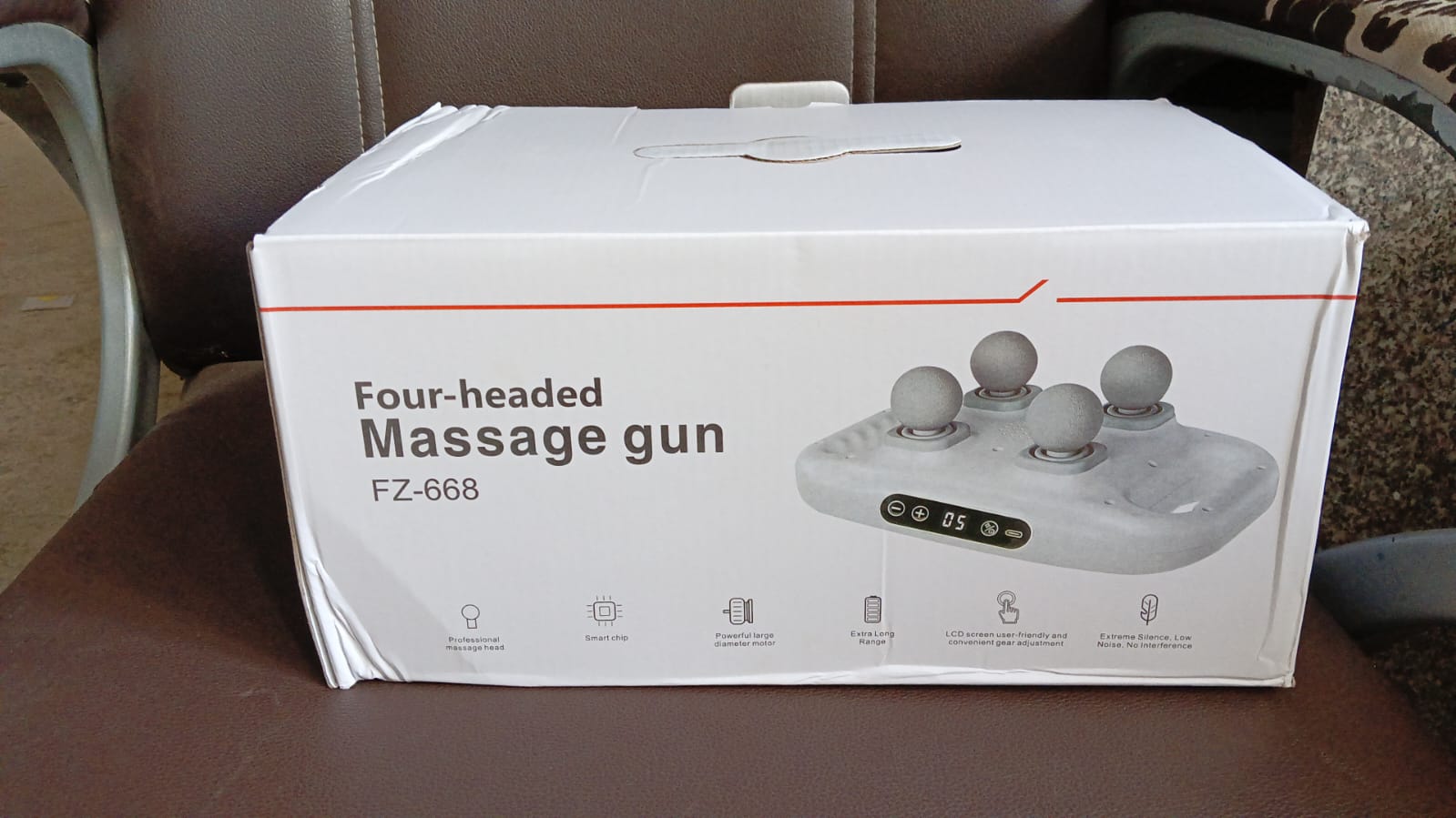 Handheld Full Body Massager 4-Head Massage Gun (1 Pc) Handheld Full Body Massager 4-Head Massage Gun (1 Pc)